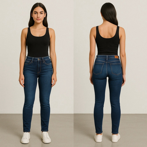 👖✨ LUCKY🍀BRAND Women’s Mid-Rise Ava Skinny Jeans 💙 - Size 4/27 - Picture 1 of 16